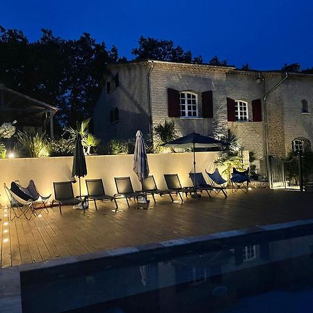 "Les Hauts Du Marquet" - Meuble De Tourisme 5 Etoiles - Gite De Groupe 15 Personnes En Cevennes - Piscine A Debordement - Balneo - Sauna - Nature Saint Jean du Pin Dış mekan fotoğraf