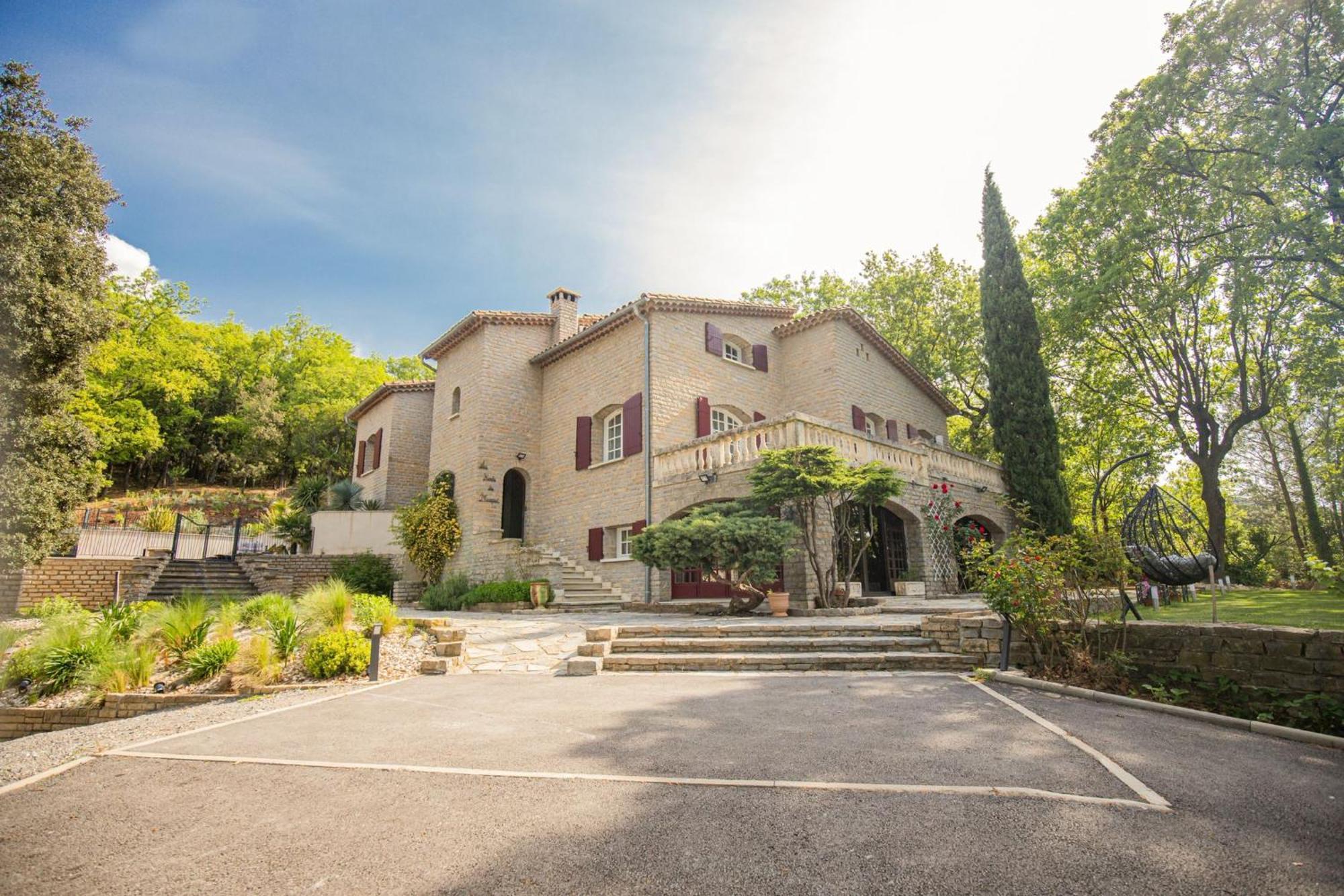 "Les Hauts Du Marquet" - Meuble De Tourisme 5 Etoiles - Gite De Groupe 15 Personnes En Cevennes - Piscine A Debordement - Balneo - Sauna - Nature Saint Jean du Pin Dış mekan fotoğraf